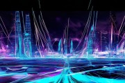 线条科技动态背景图制作与应用